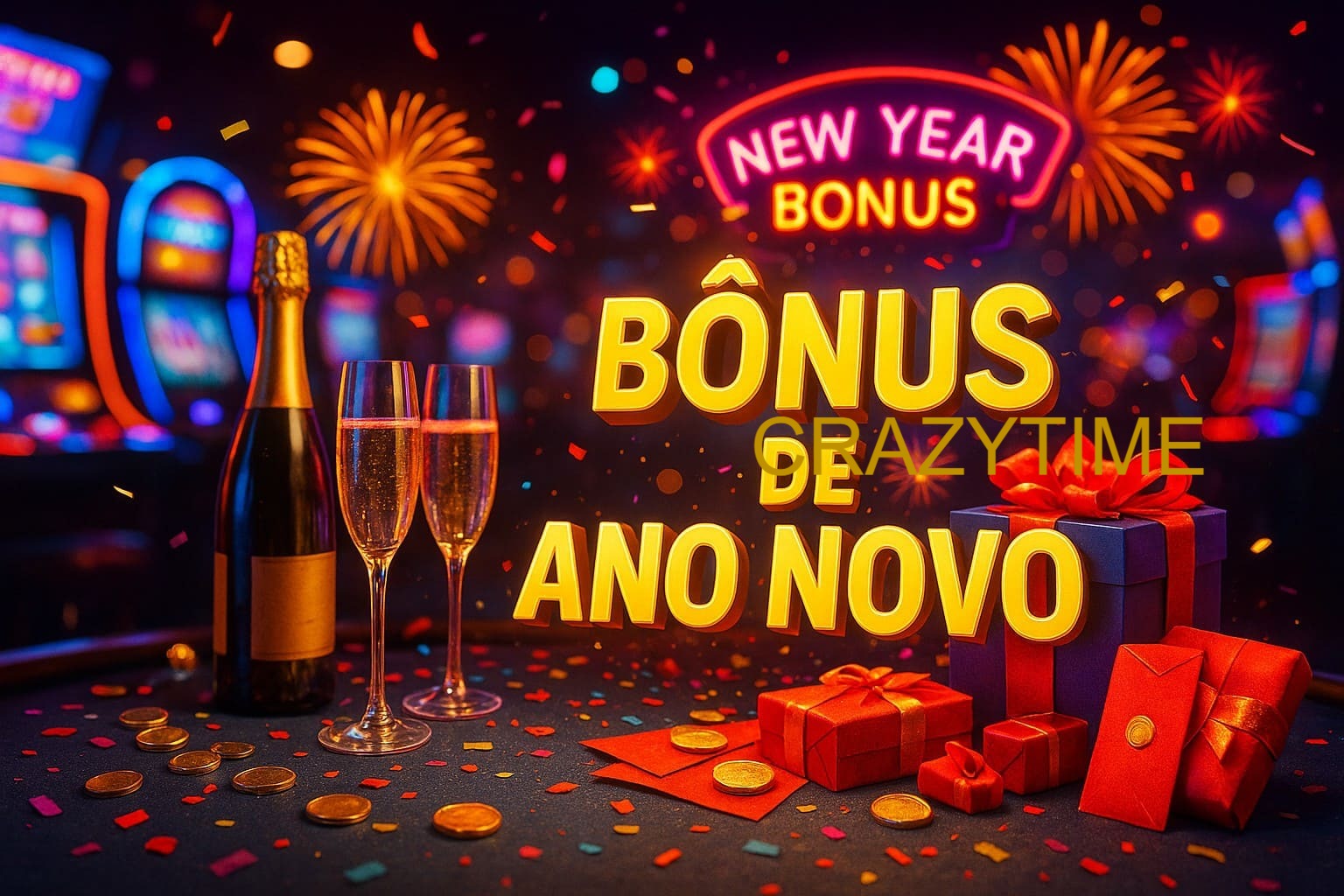 Promoções de Ano Novo no CRAZYTIME